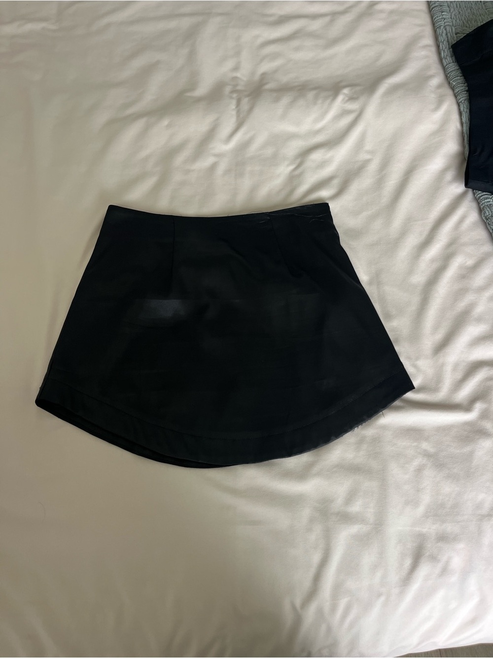 Black Women's Flare Mini Skirt
